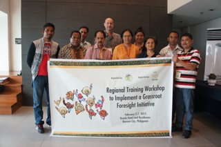 Group picture during the AFA/GFAR training workshop on grassroots foresight