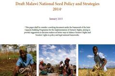 Releasing the Analysis and Recommendations on the Draft Malawi National Seed Pol