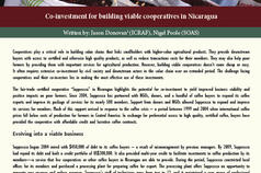 Smallholder Enterprise Development - Co- investment for building viable cooperatives in Nicaragua  